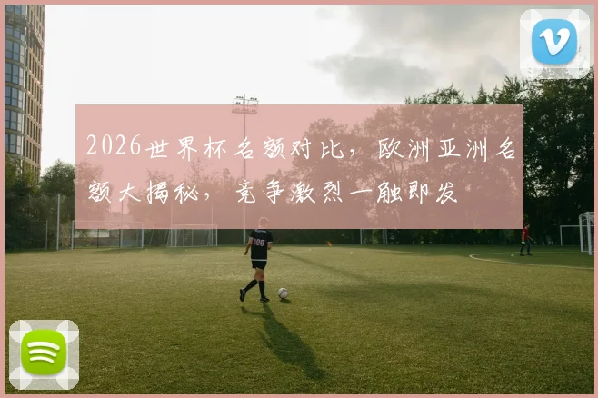 2026世界杯名额对比，欧洲亚洲名额大揭秘，竞争激烈一触即发