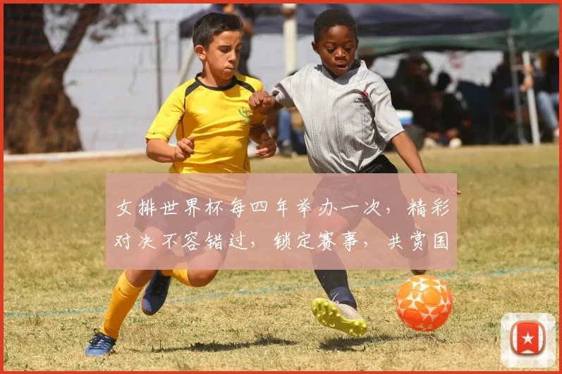 女排世界杯每四年举办一次，精彩对决不容错过，锁定赛事，共赏国球荣耀